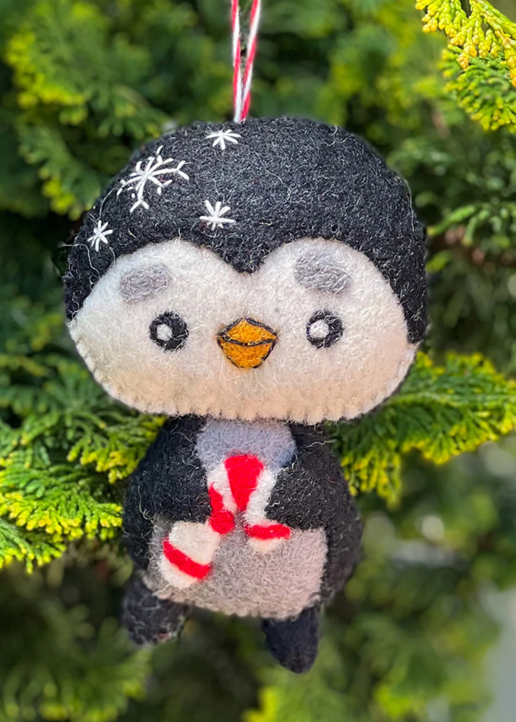 Felt Penguin Ornament