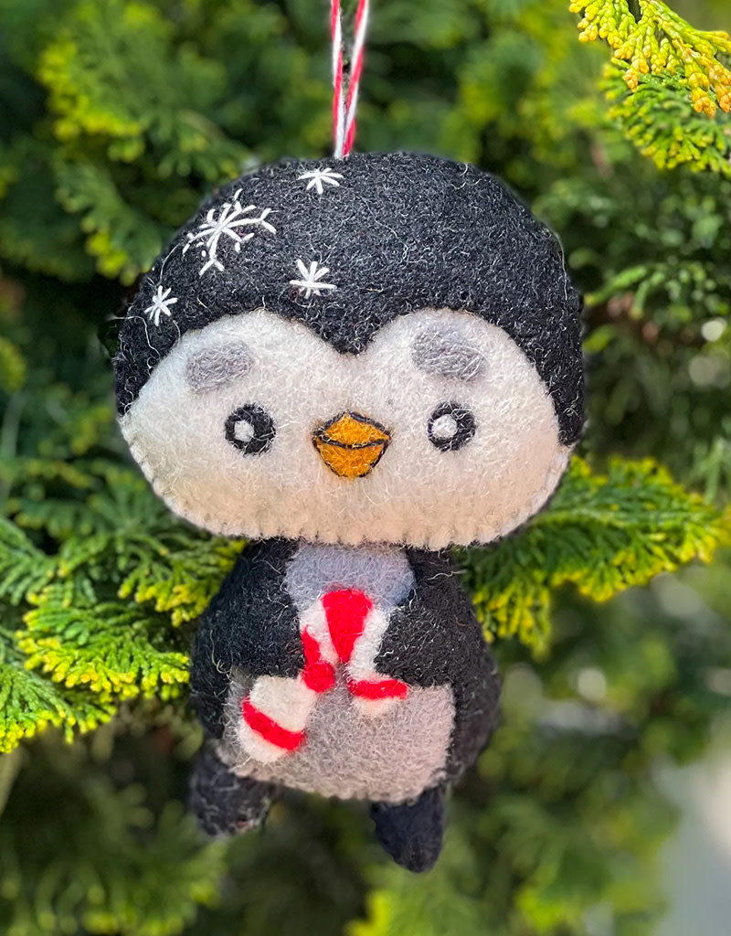 Felt Penguin Ornament from HumanKind Fair Trade