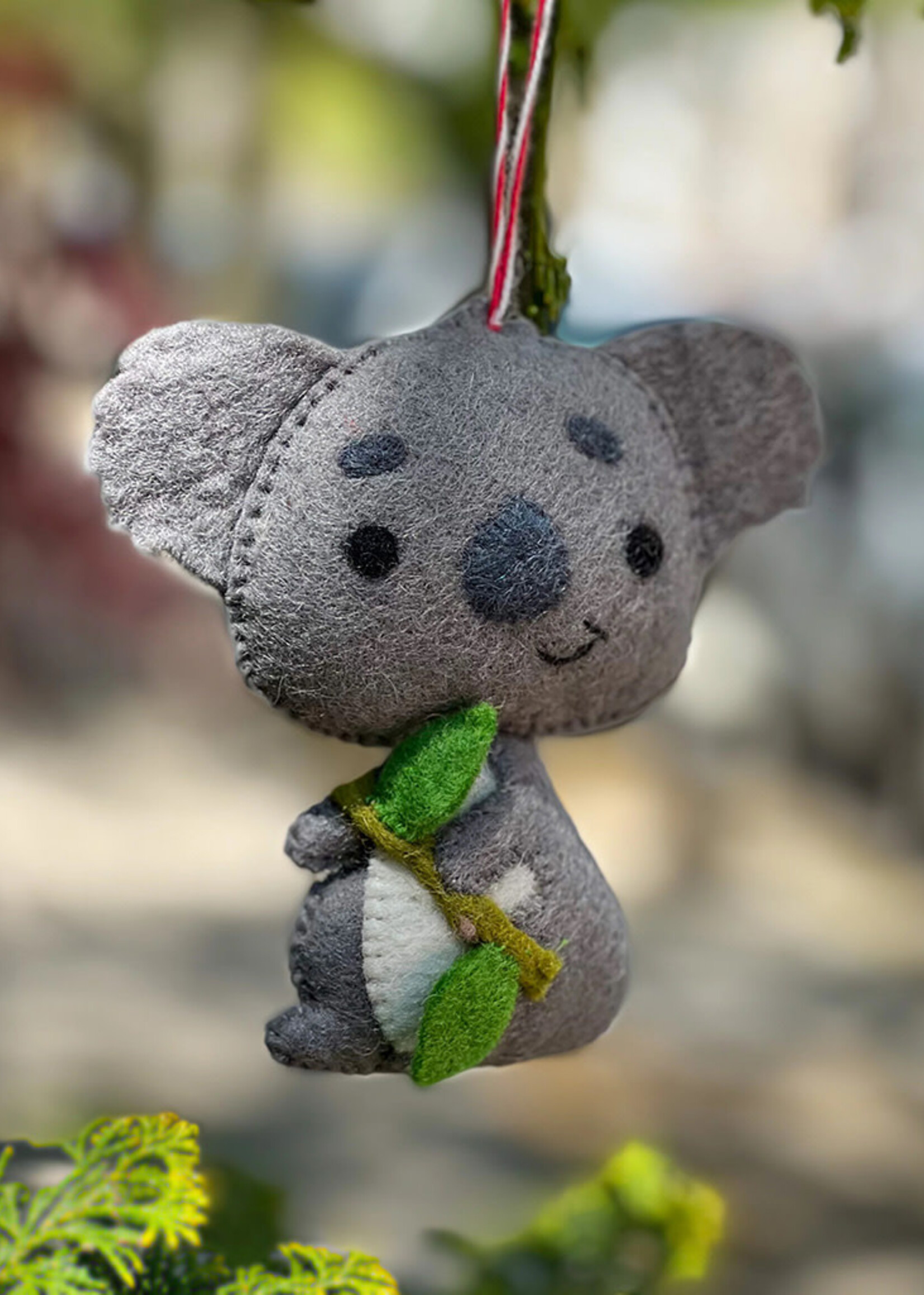 Felt Koala Ornament