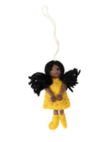 Ten Thousand Villages Felt Angel Ornament  - Marigold