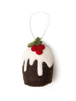 Global Goods Partners FINAL SALE - Felt Christmas Pudding Ornament