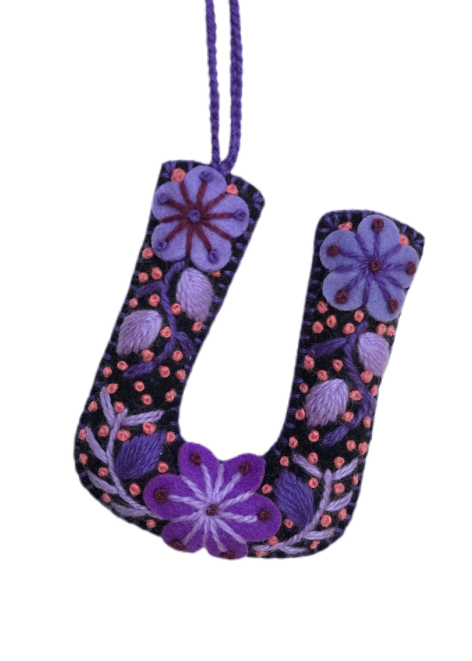 Ornaments 4 Orphans FINAL SALE - Letter U Ornament