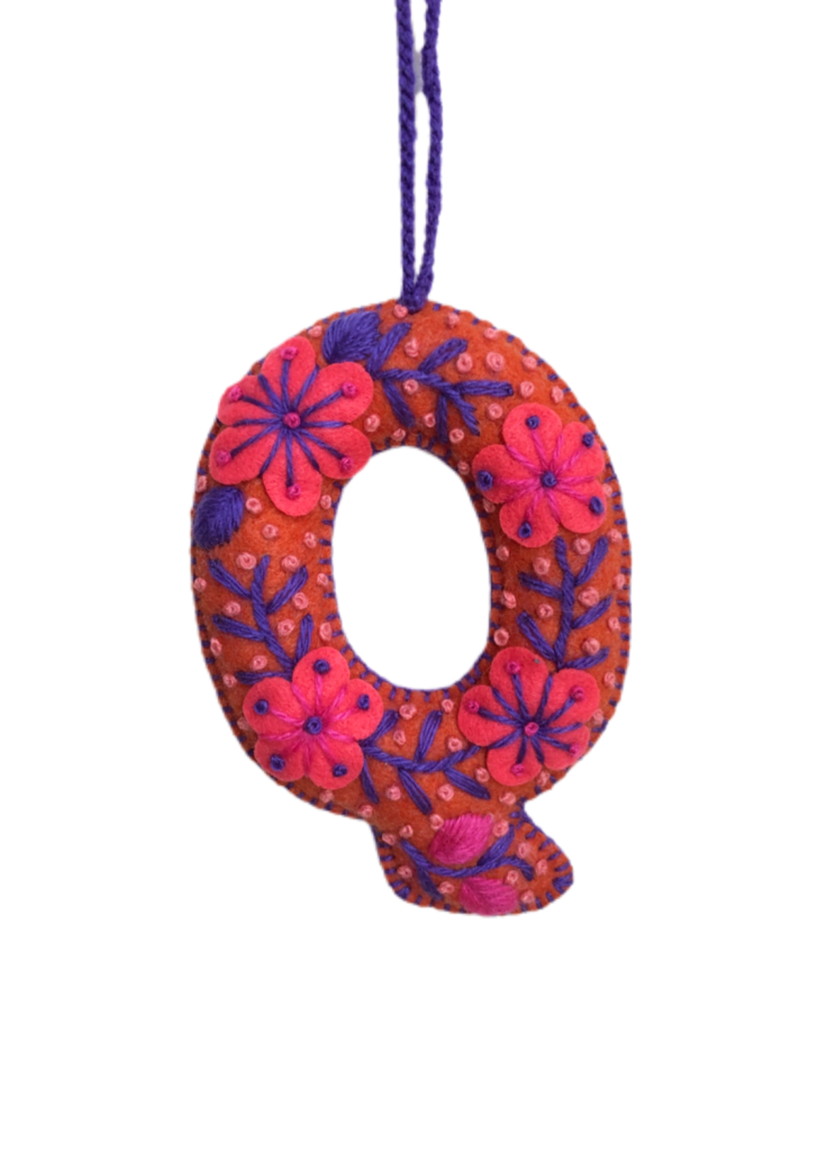 Ornaments 4 Orphans FINAL SALE - Letter Q Ornament
