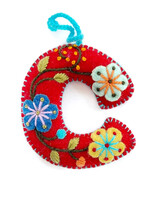 Ornaments 4 Orphans FINAL SALE - Letter C Ornament