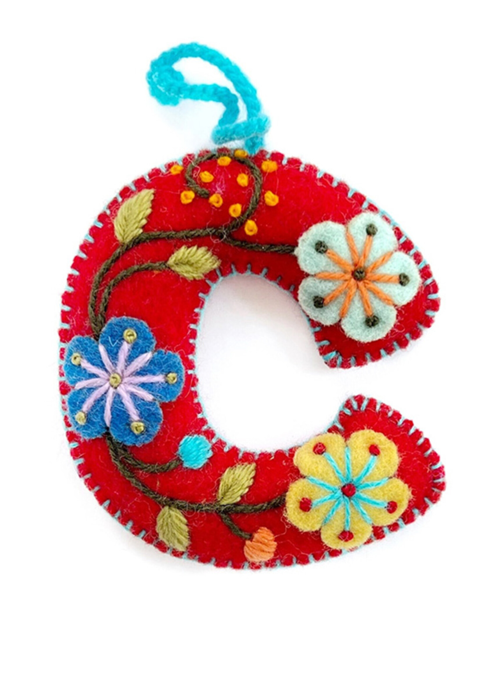 Ornaments 4 Orphans FINAL SALE - Letter C Ornament
