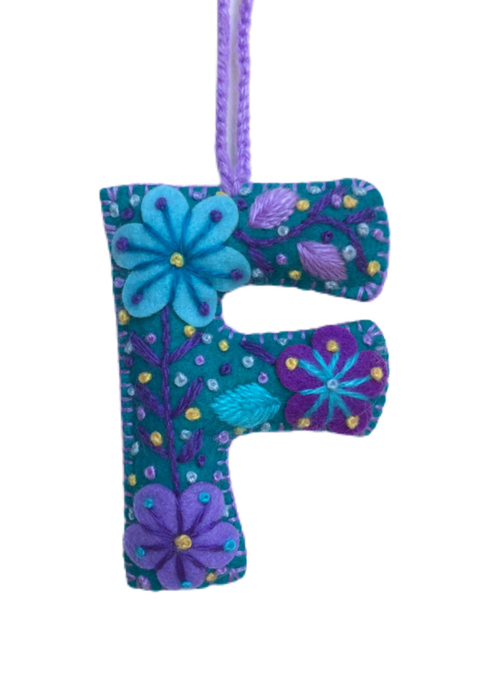 Ornaments 4 Orphans Letter F Ornament