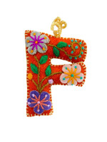 Ornaments 4 Orphans FINAL SALE - Letter F Ornament