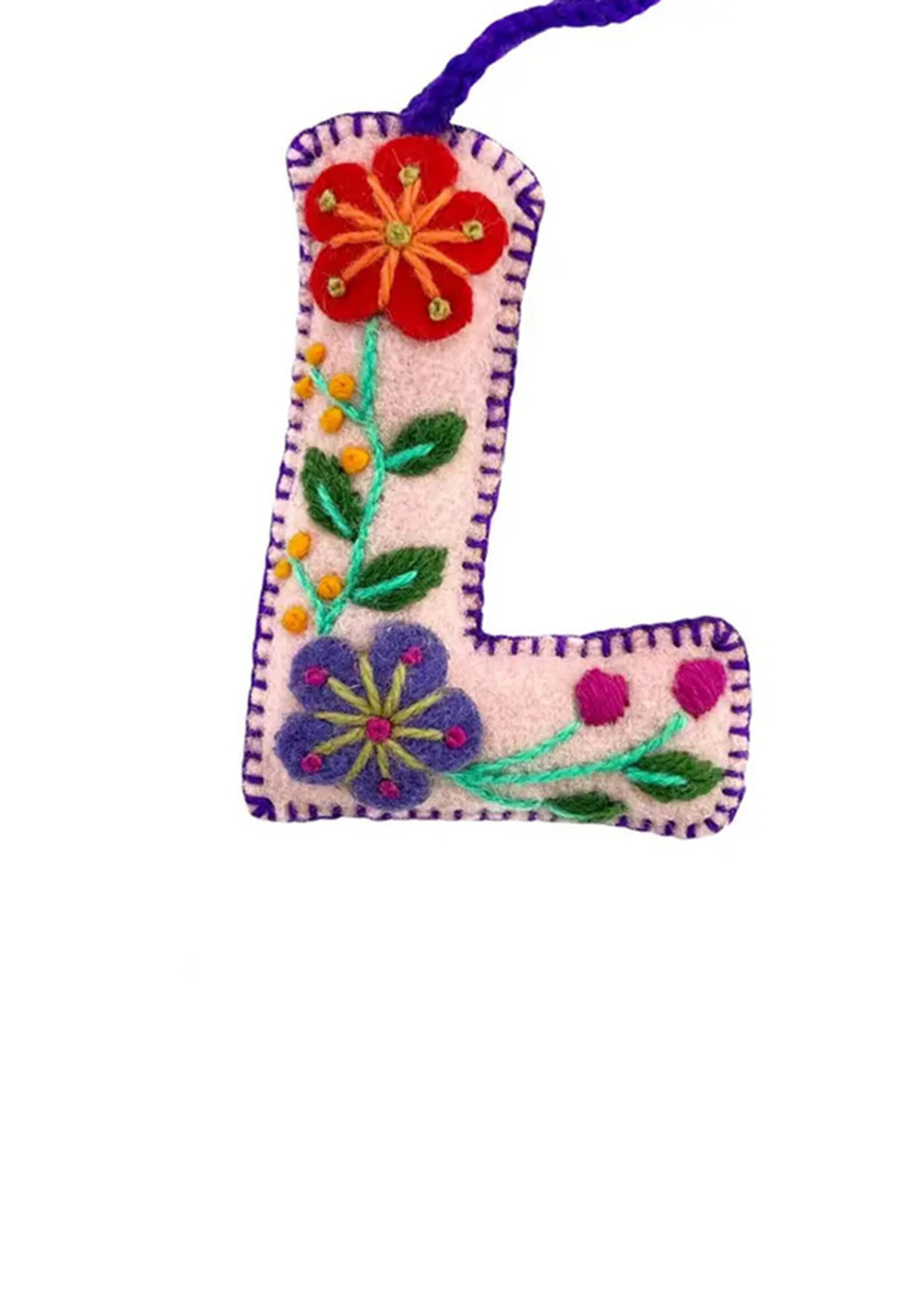 Ornaments 4 Orphans FINAL SALE - Letter L Ornament