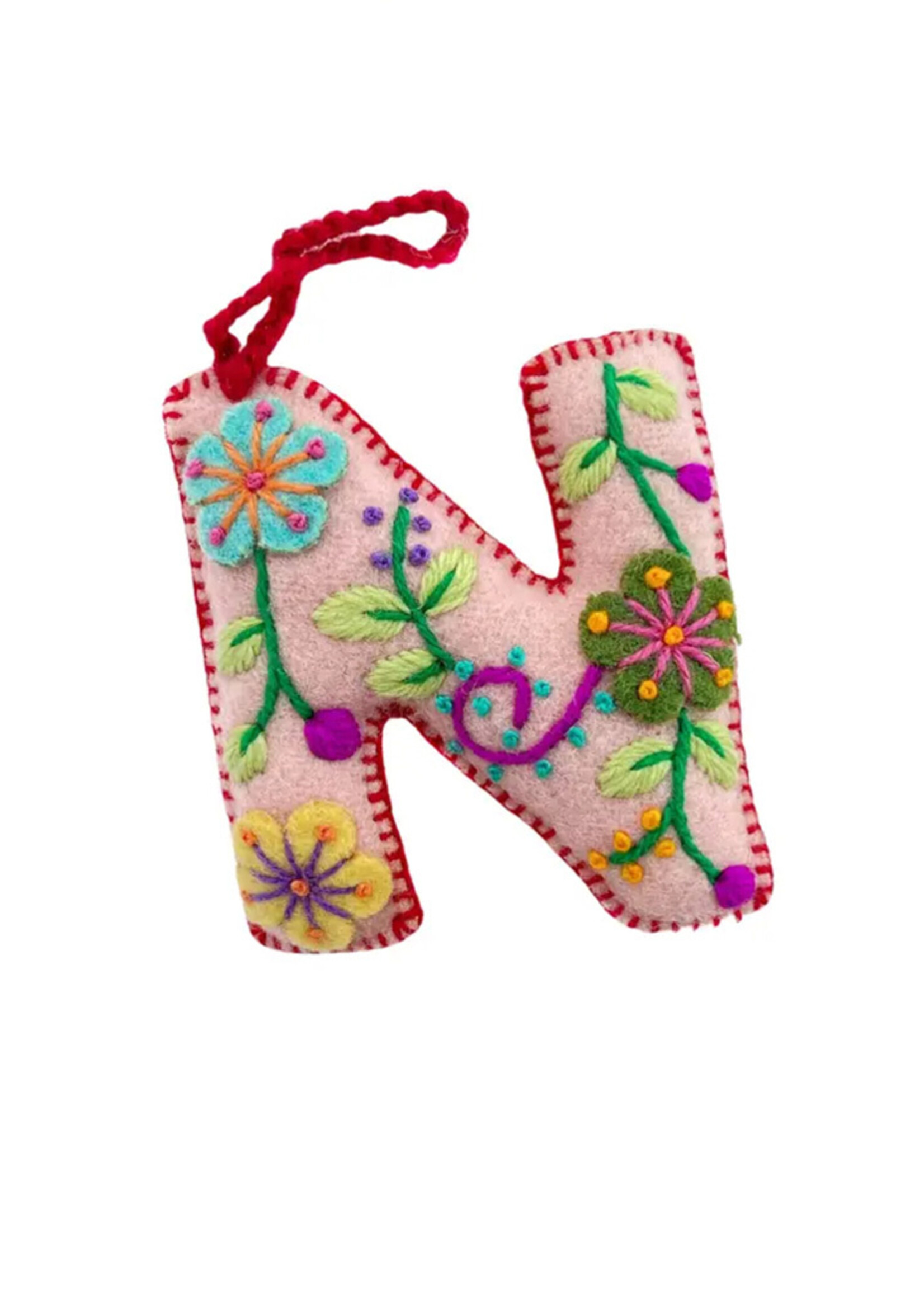 Ornaments 4 Orphans Letter N Ornament