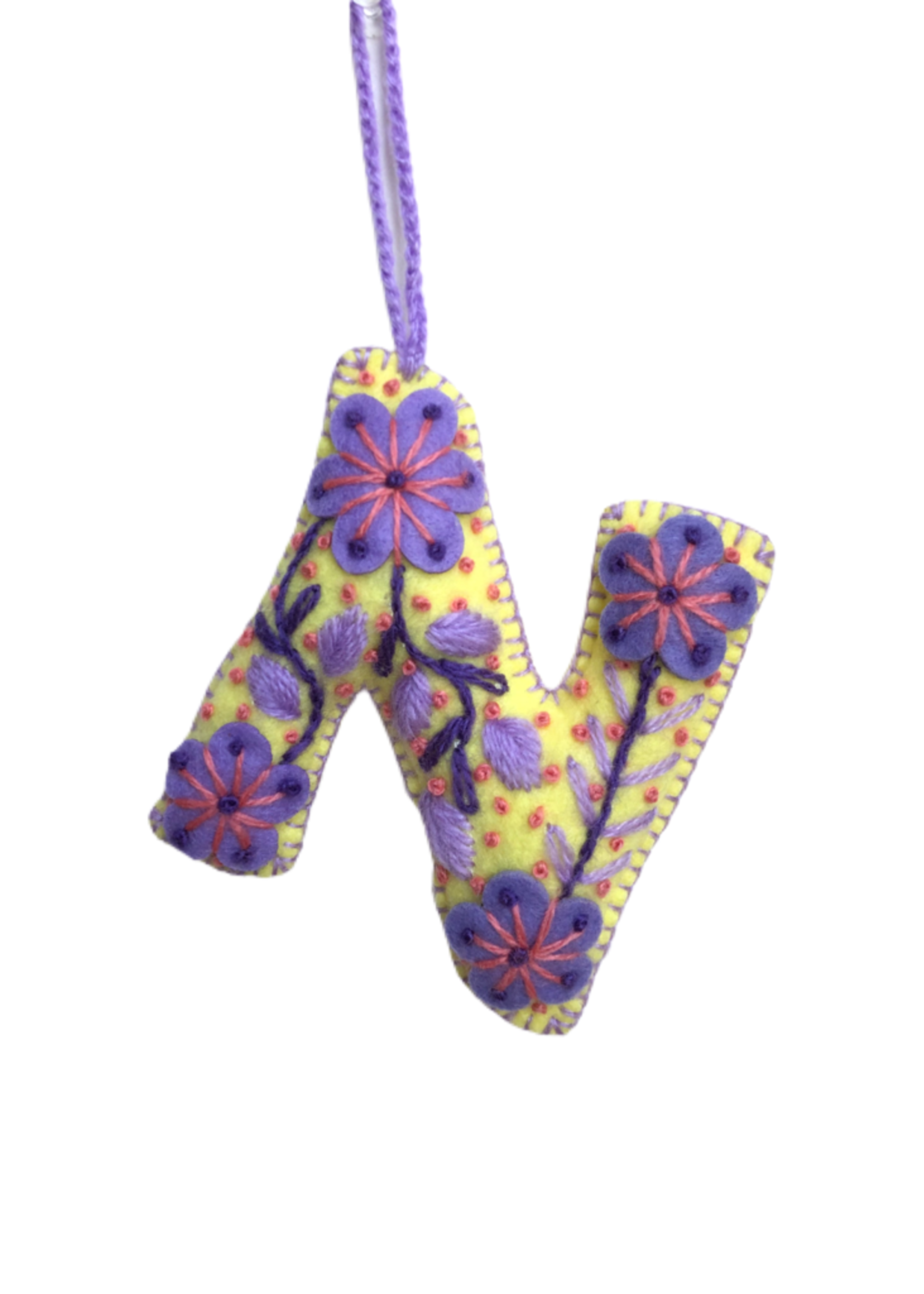 Ornaments 4 Orphans FINAL SALE - Letter N Ornament