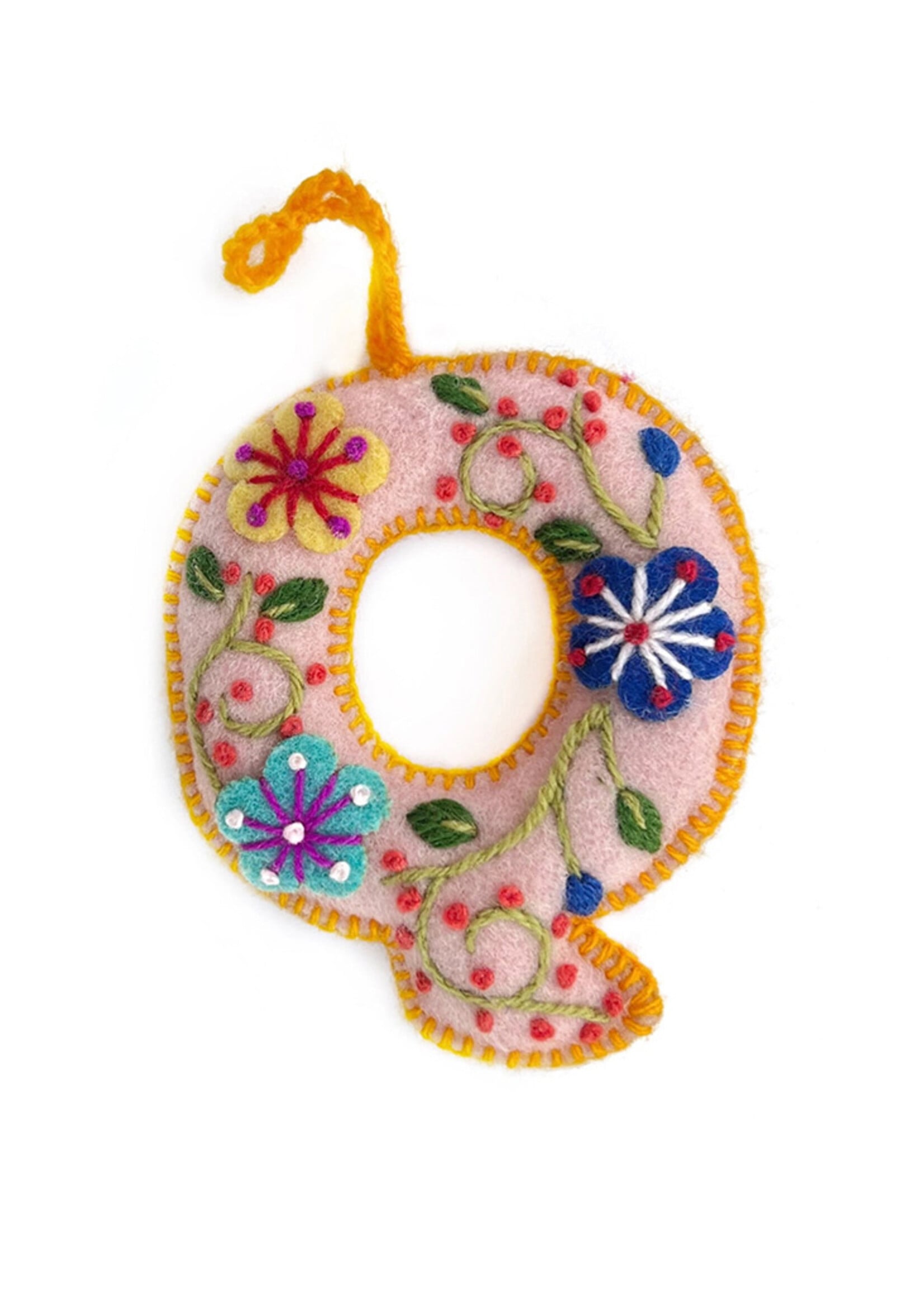 Ornaments 4 Orphans FINAL SALE - Letter Q Ornament