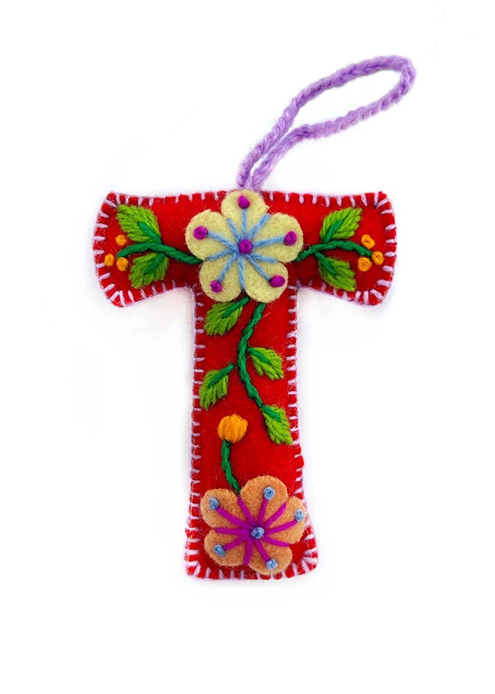 Ornaments 4 Orphans Letter T Ornament