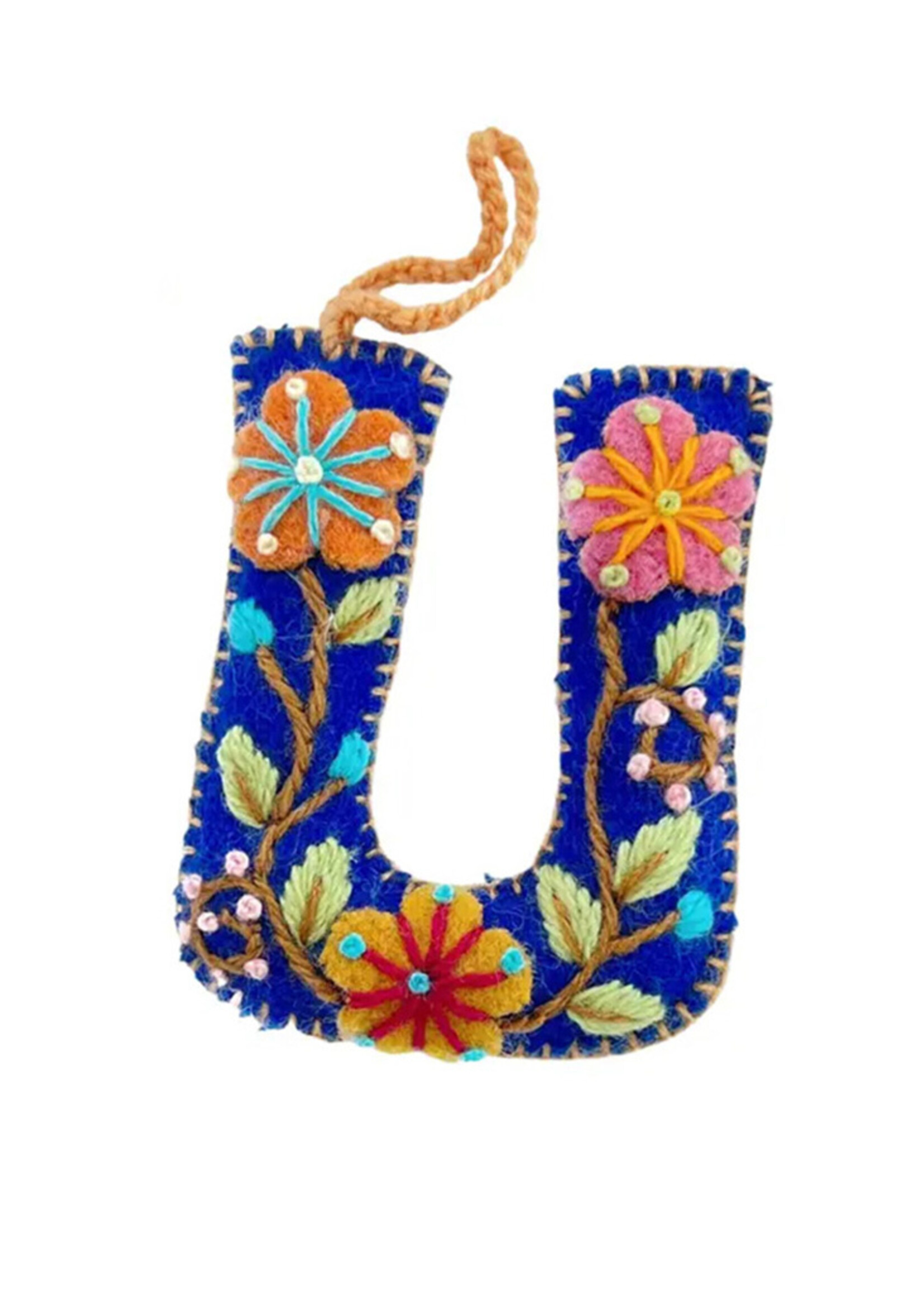Ornaments 4 Orphans FINAL SALE - Letter U Ornament