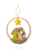 Global Goods Partners Felt Nativity Wreath