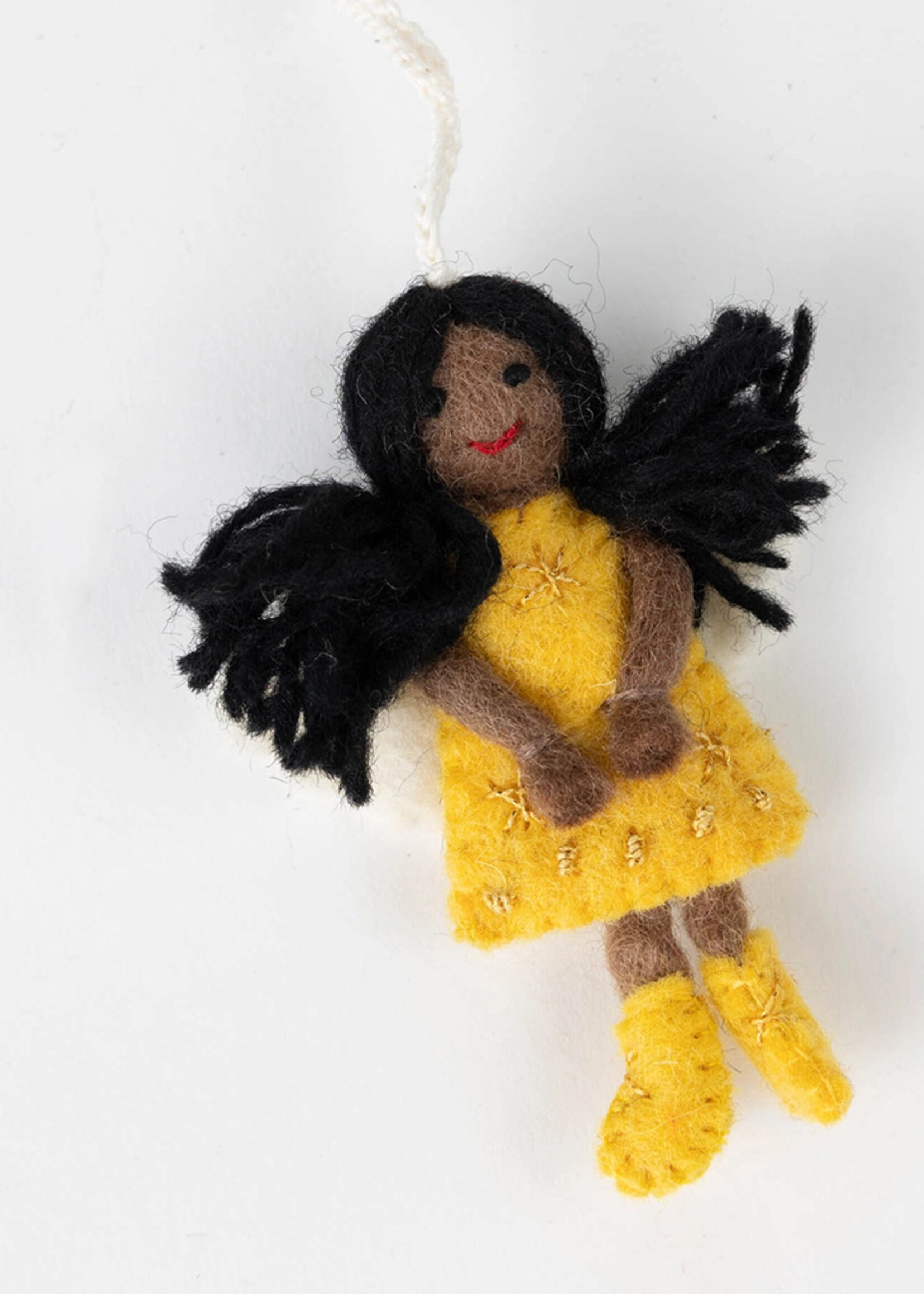 Ten Thousand Villages FINAL SALE - Felt Marigold Angel Ornament