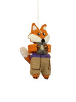 dZi Fox Happy Camper Ornament