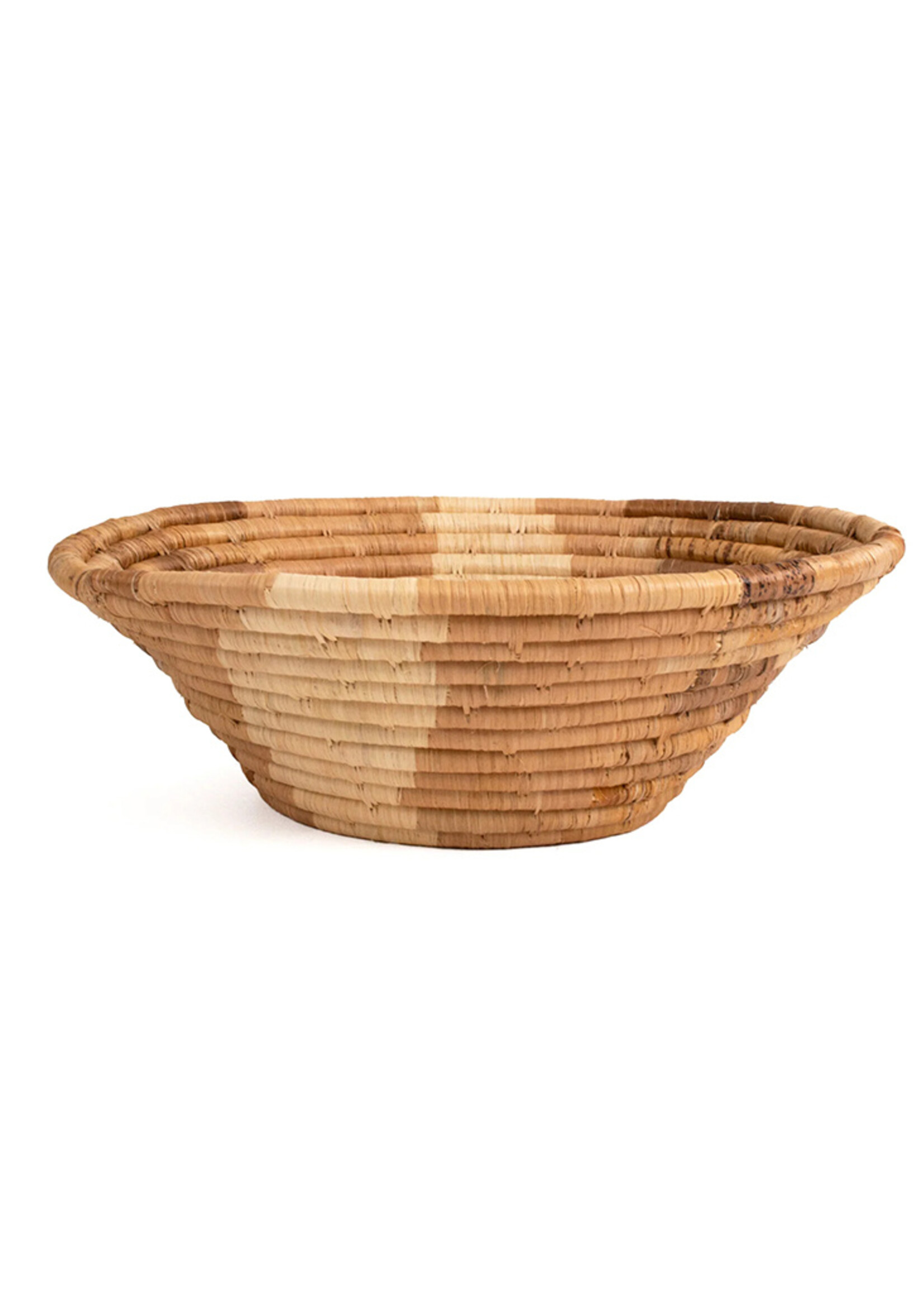 Kazi 12" Earthen Craft Bark Bowl Basket