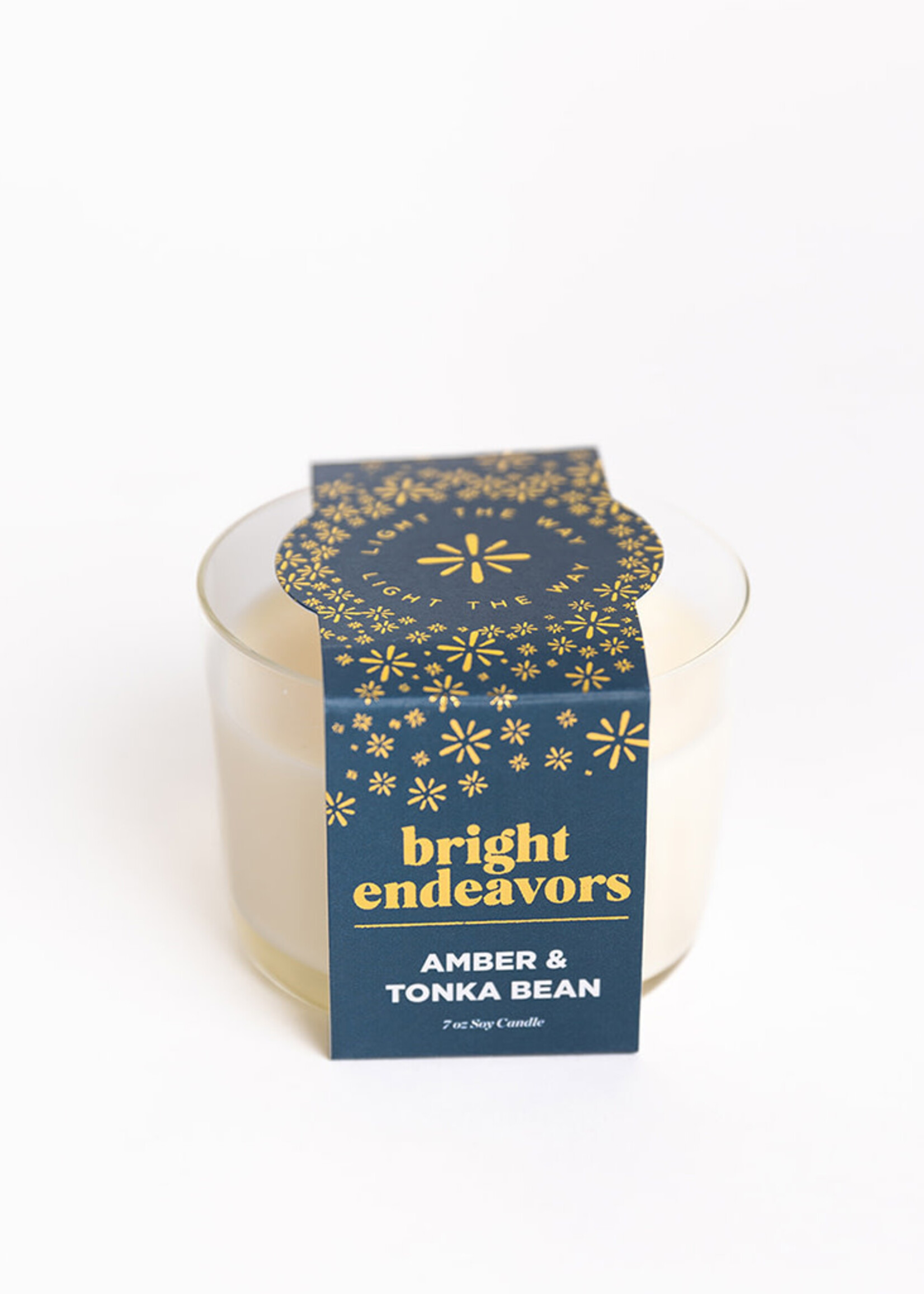 Bright Endeavors Amber & Tonka Bean Soy Candle