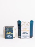 Bright Endeavors Amber & Tonka Bean Soy Candle