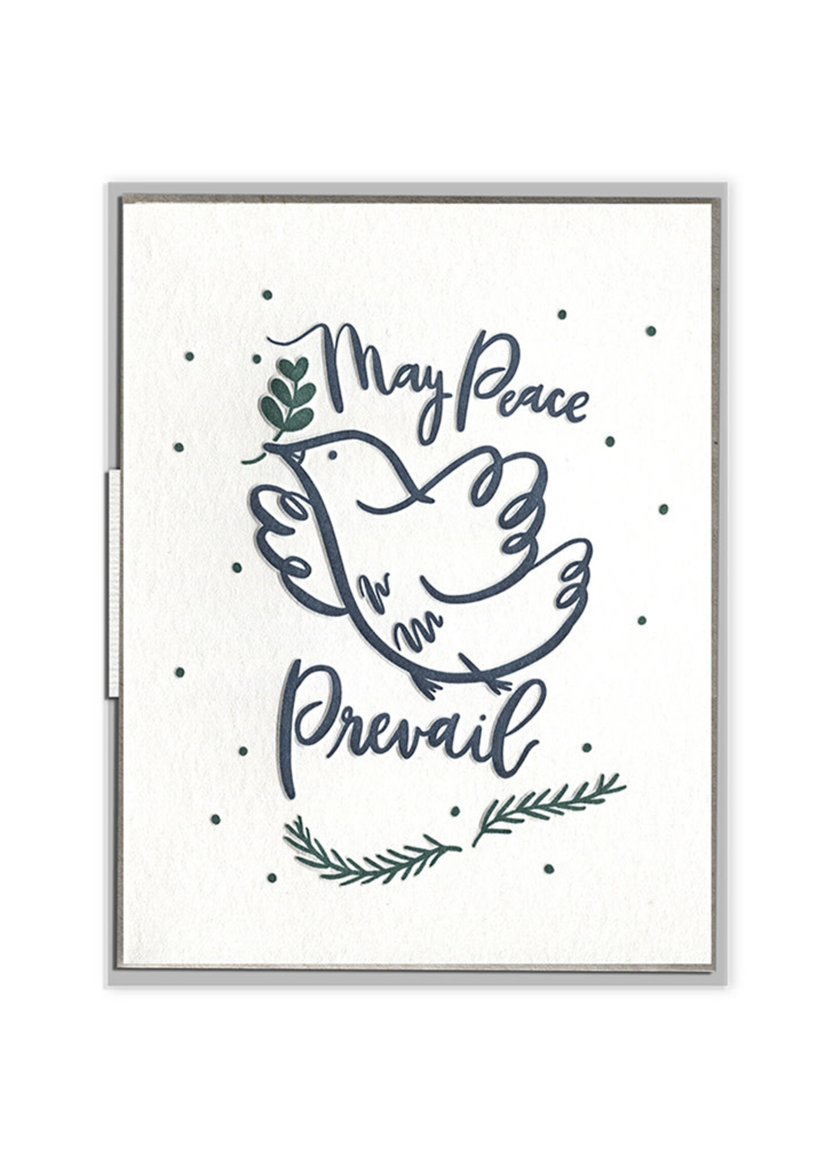 Ink Meets Paper May Peace Prevail Card