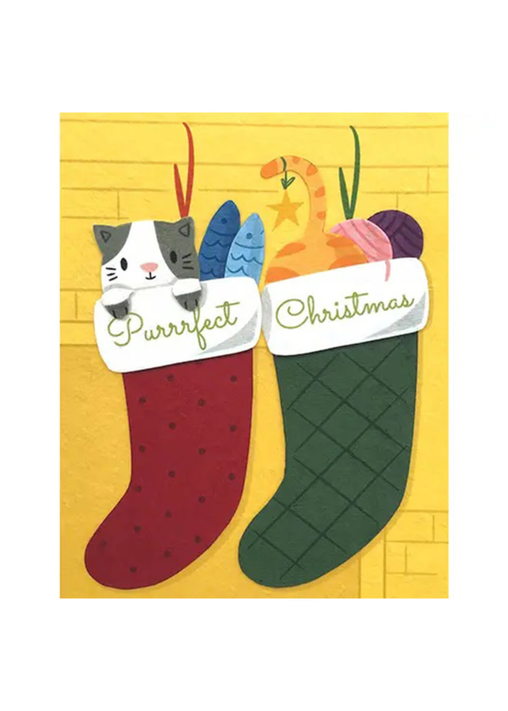 Good Paper Purrrfect Christmas Card