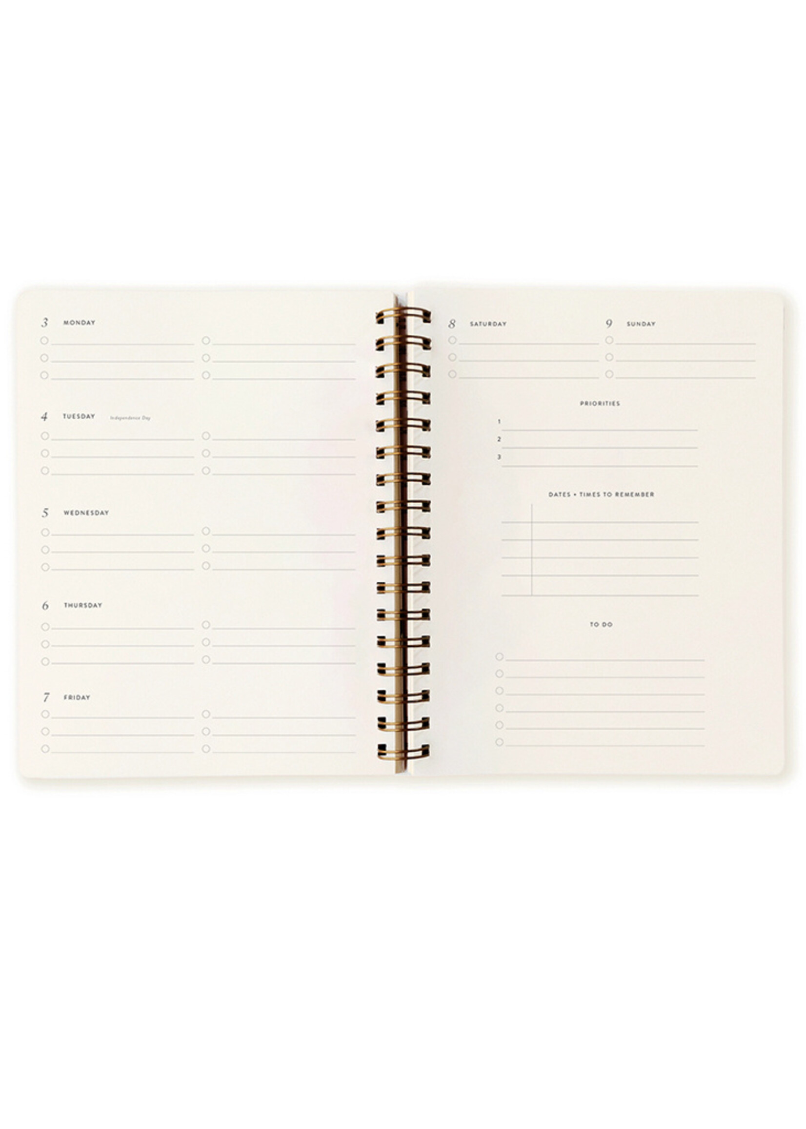 Pen + Pillar FINAL SALE - Zebra Safari 2025 Mini Weekly Planner