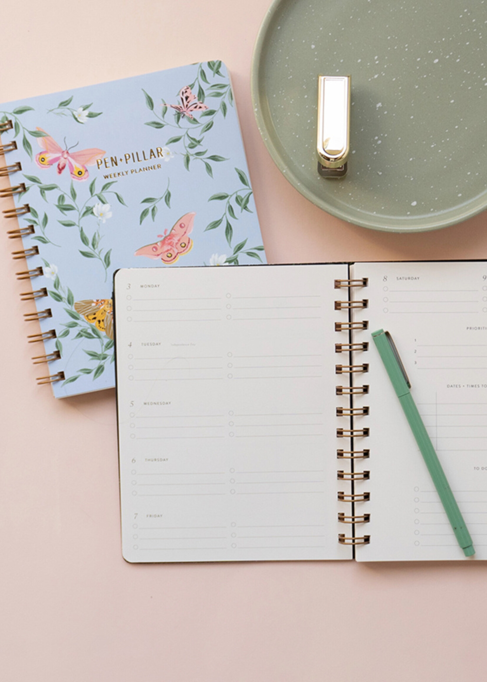 Pen + Pillar FINAL SALE - Butterfly Garden 2025 Mini Weekly Planner