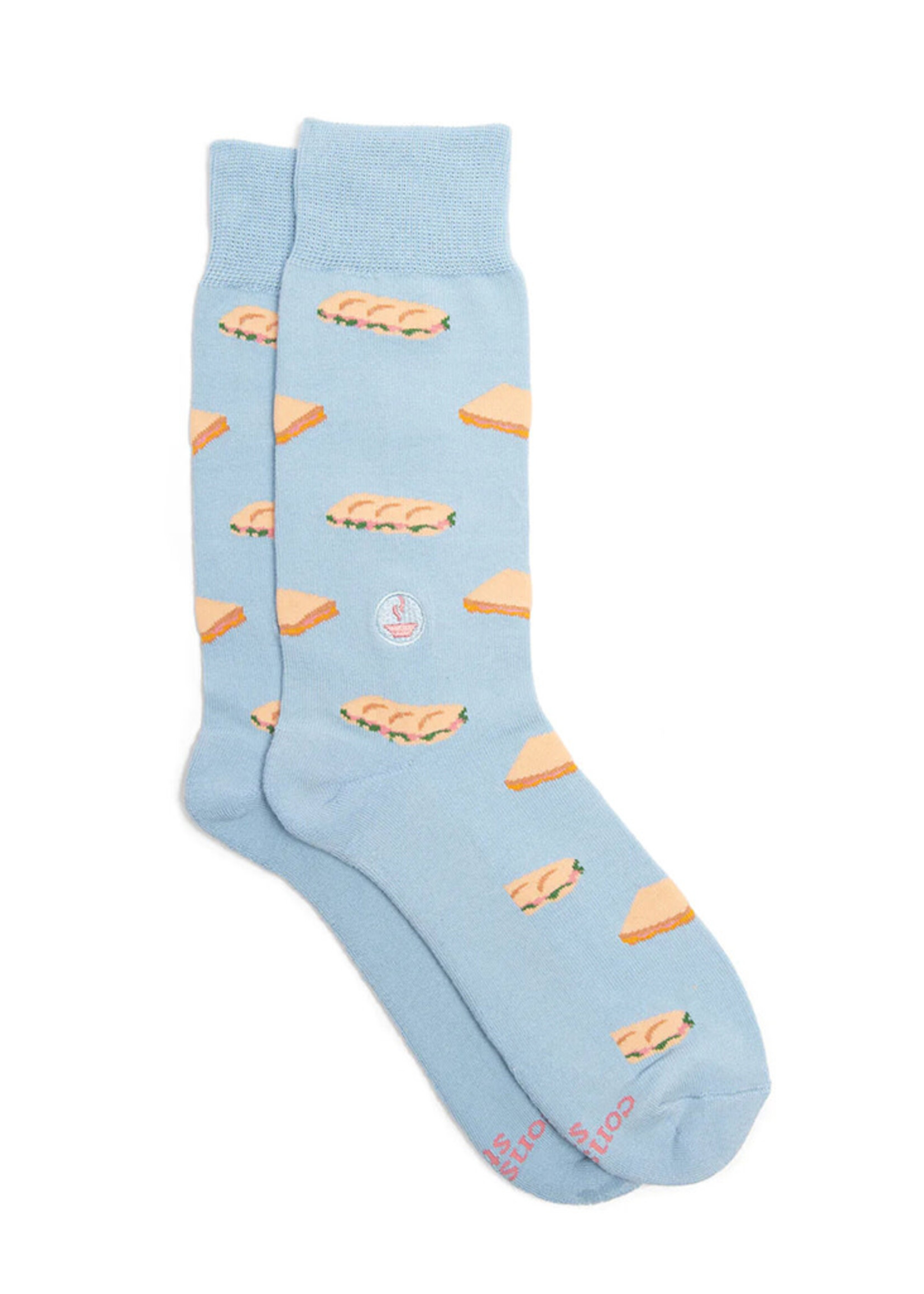 Conscious Step Women's Sandwich Socks that Provide Meals