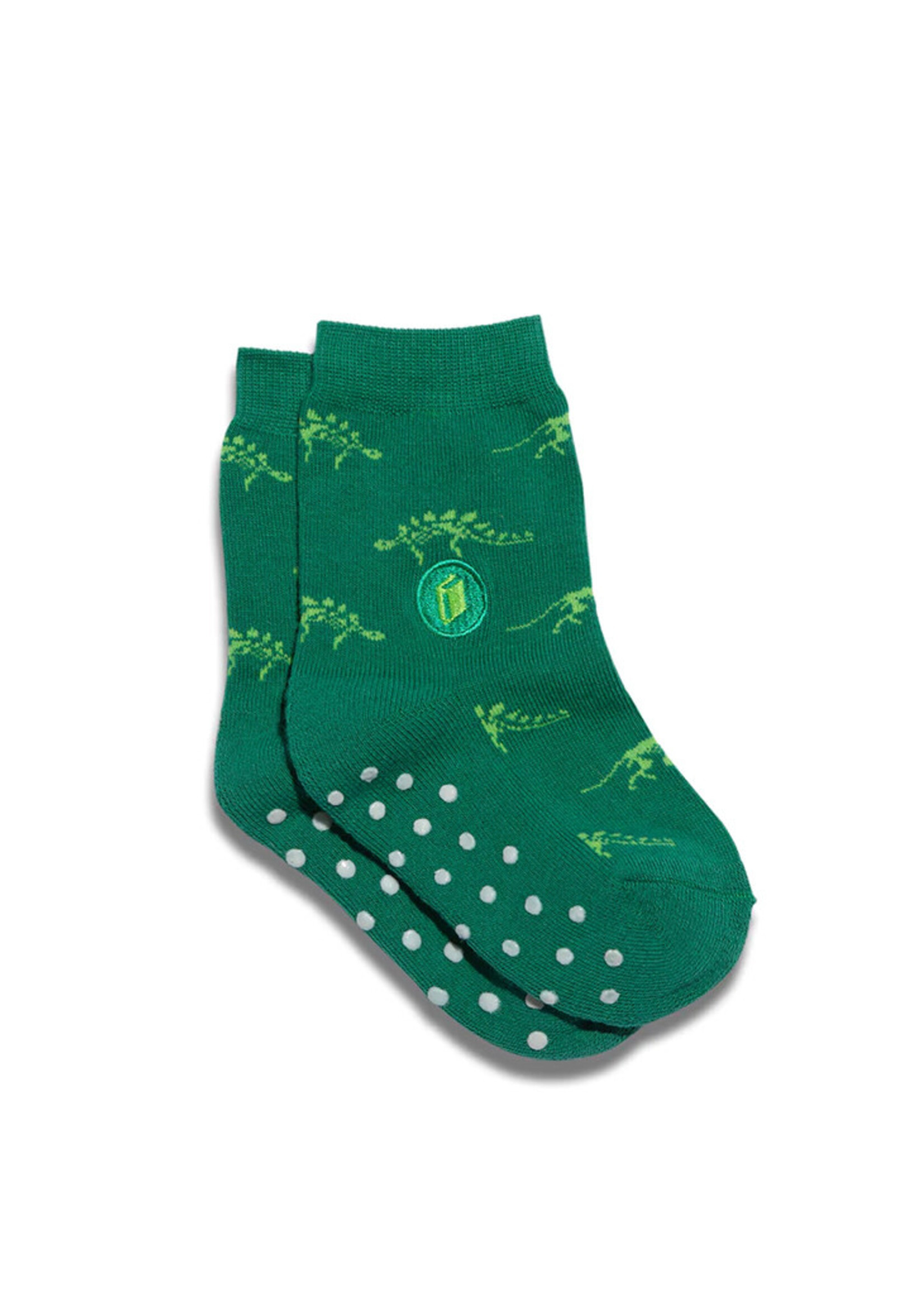 Conscious Step Kids Dino Socks that Give Books - Toddler