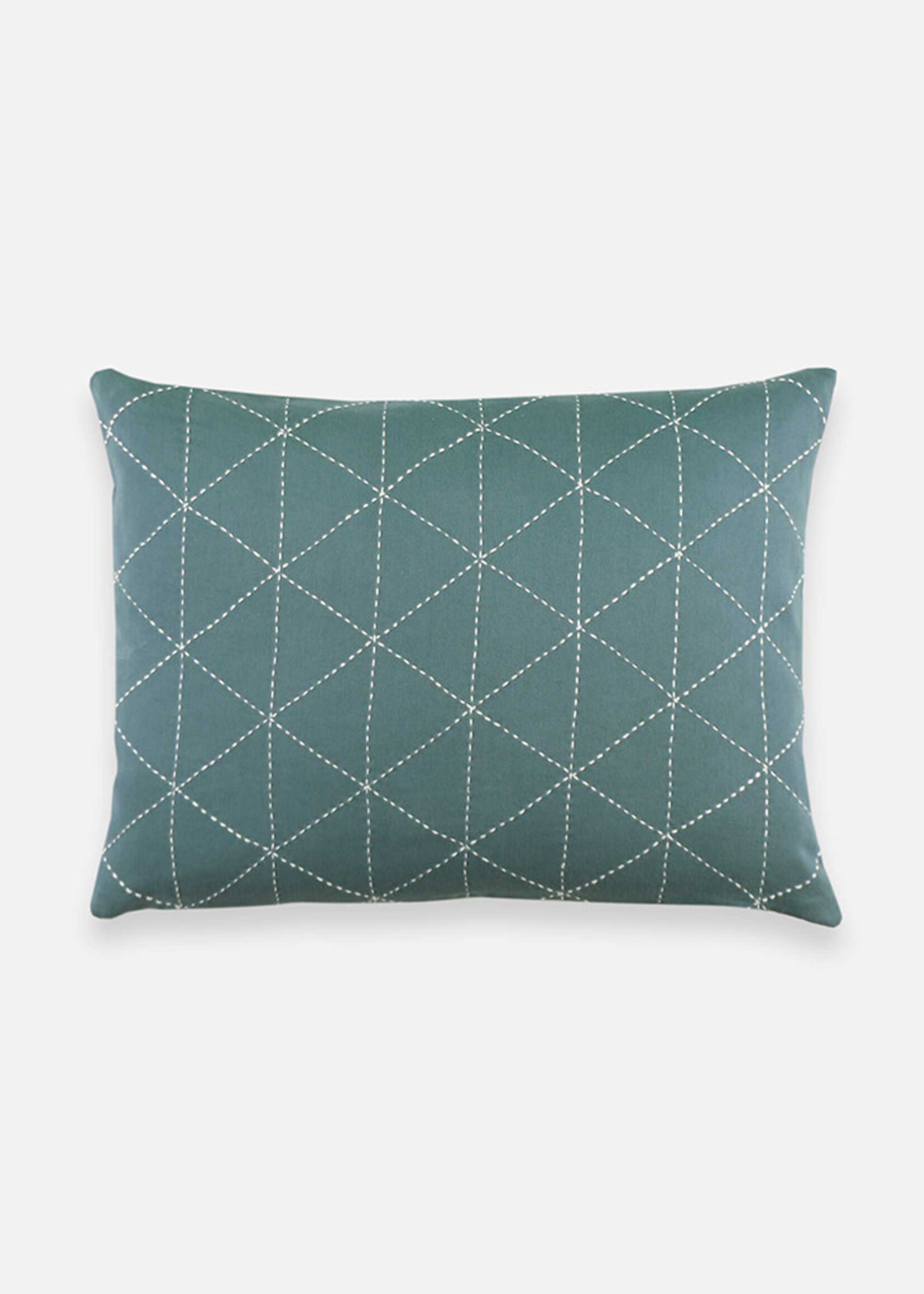 Anchal Project Small Graph Throw Pillow - Spruce