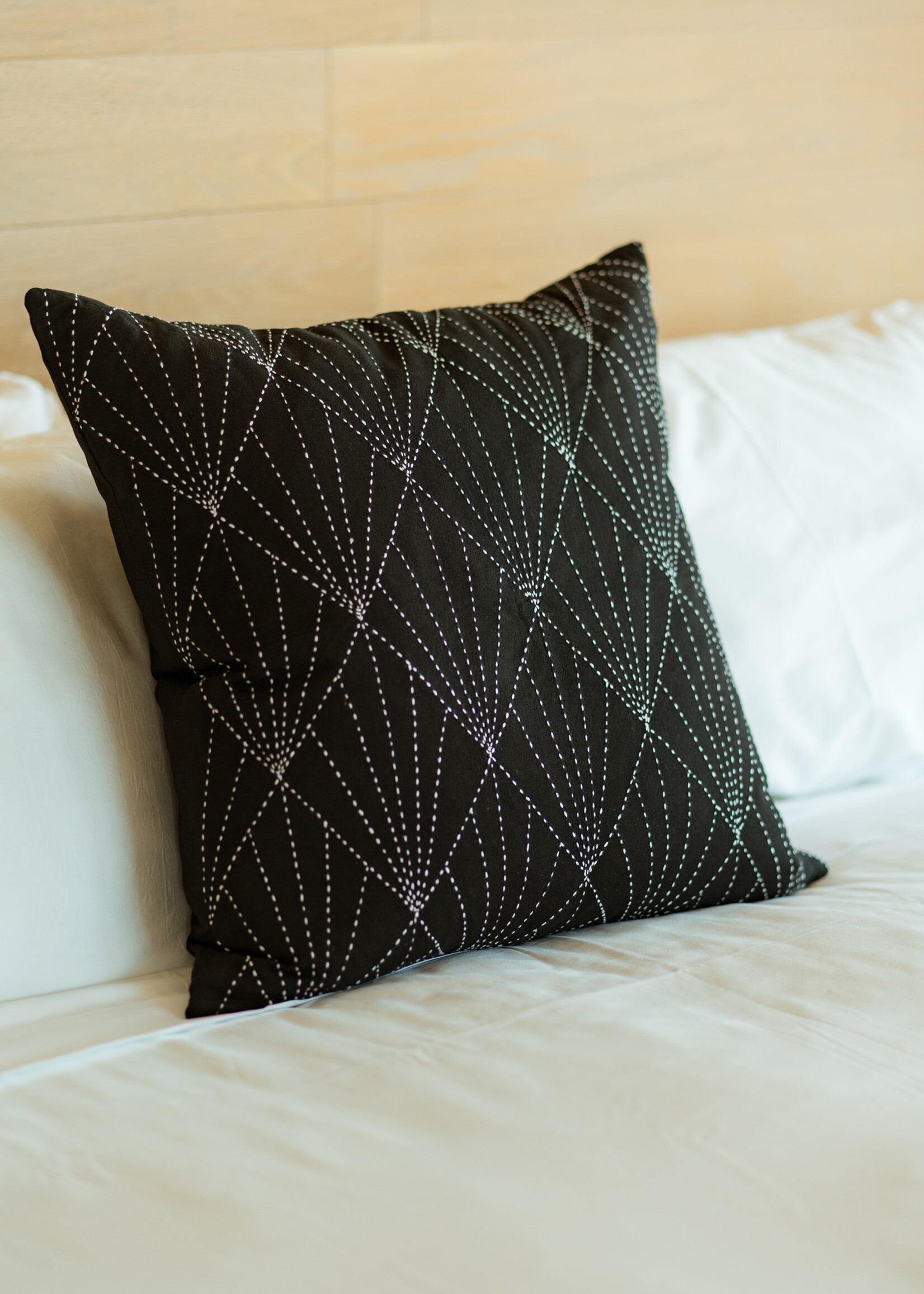 Anchal Project Charcoal Array Throw Pillow