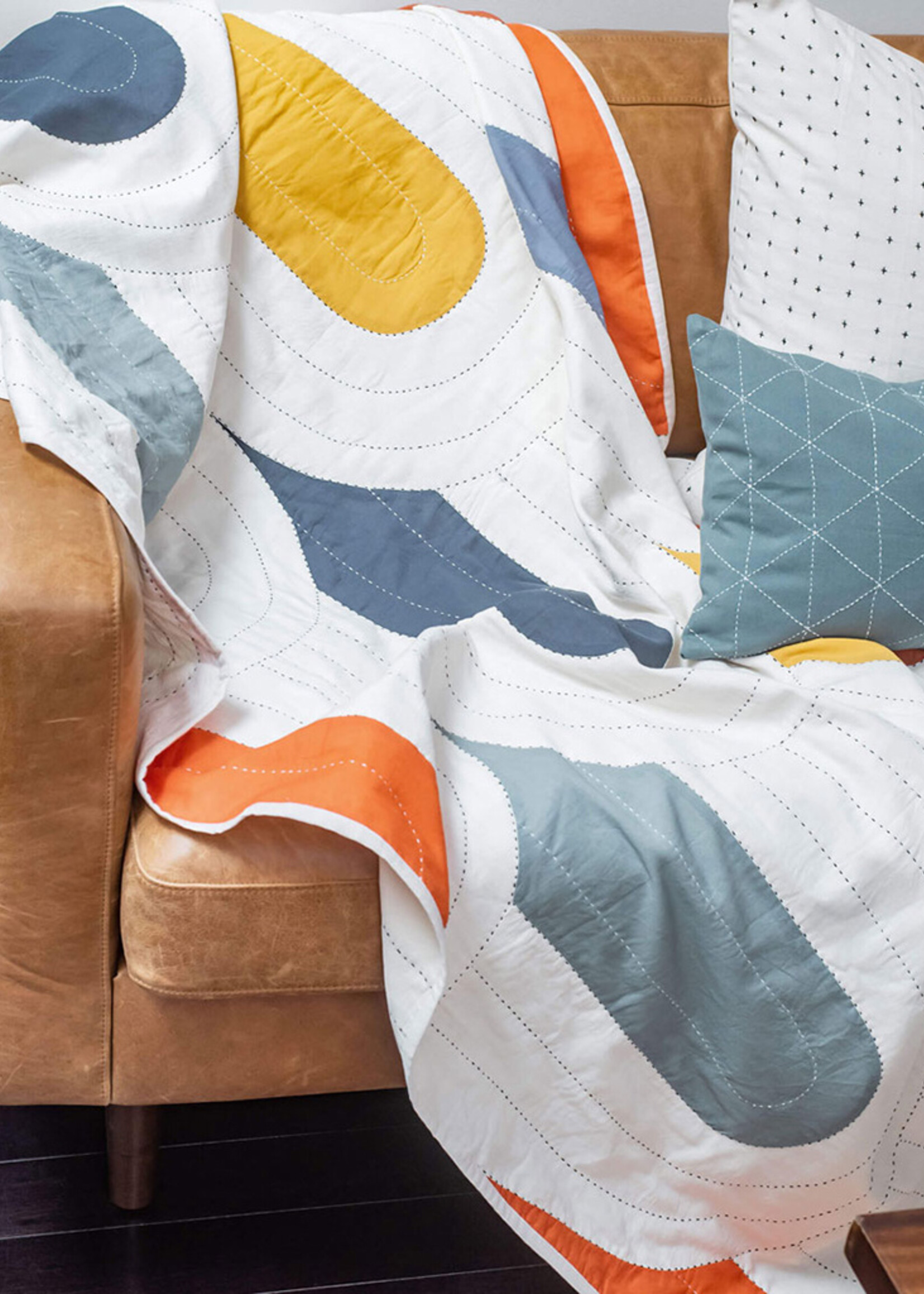 Anchal Project Canopy Gumdrop Throw Quilt