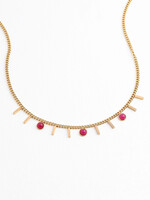 Starfish Project Scarlet Stone Helio Necklace