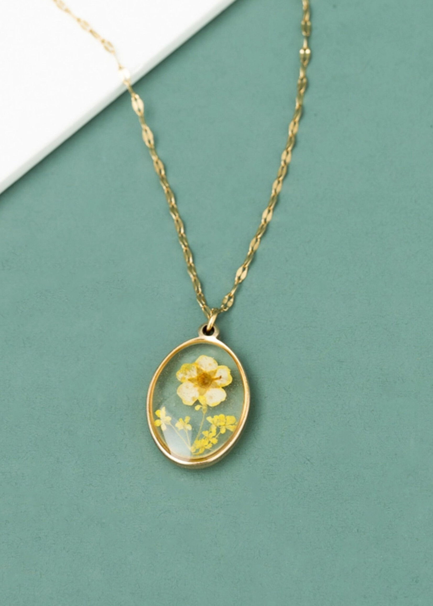 New Bloom Necklace In Cerulean – Elizabeth Anthony