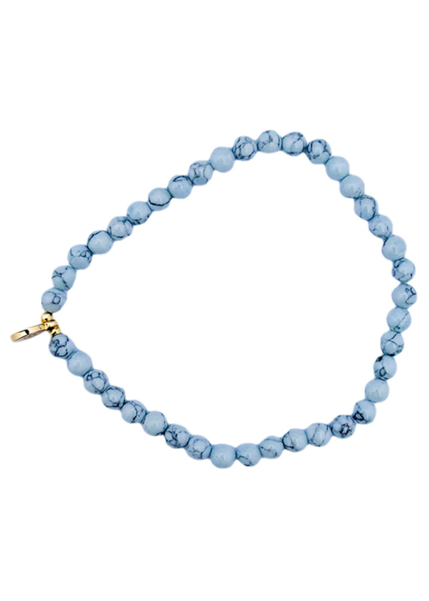 Ethic Goods Stone Stacking Bracelet - Light Blue Howlite