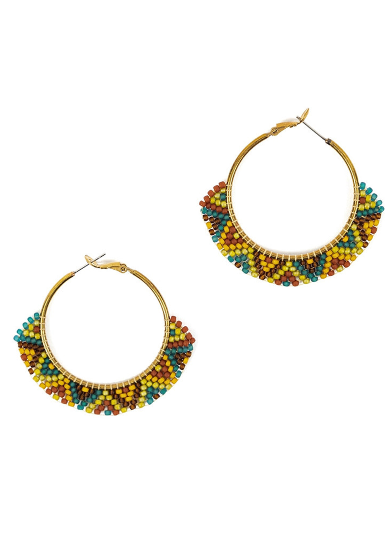 Altiplano Zig Zag Hoops Earrings