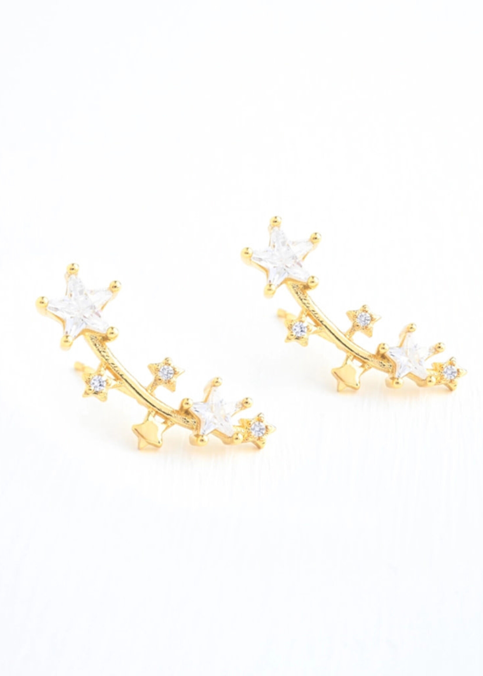 Starfish Project Constellation Crawler Earrings