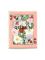 Pen + Pillar Queen of Hearts Card