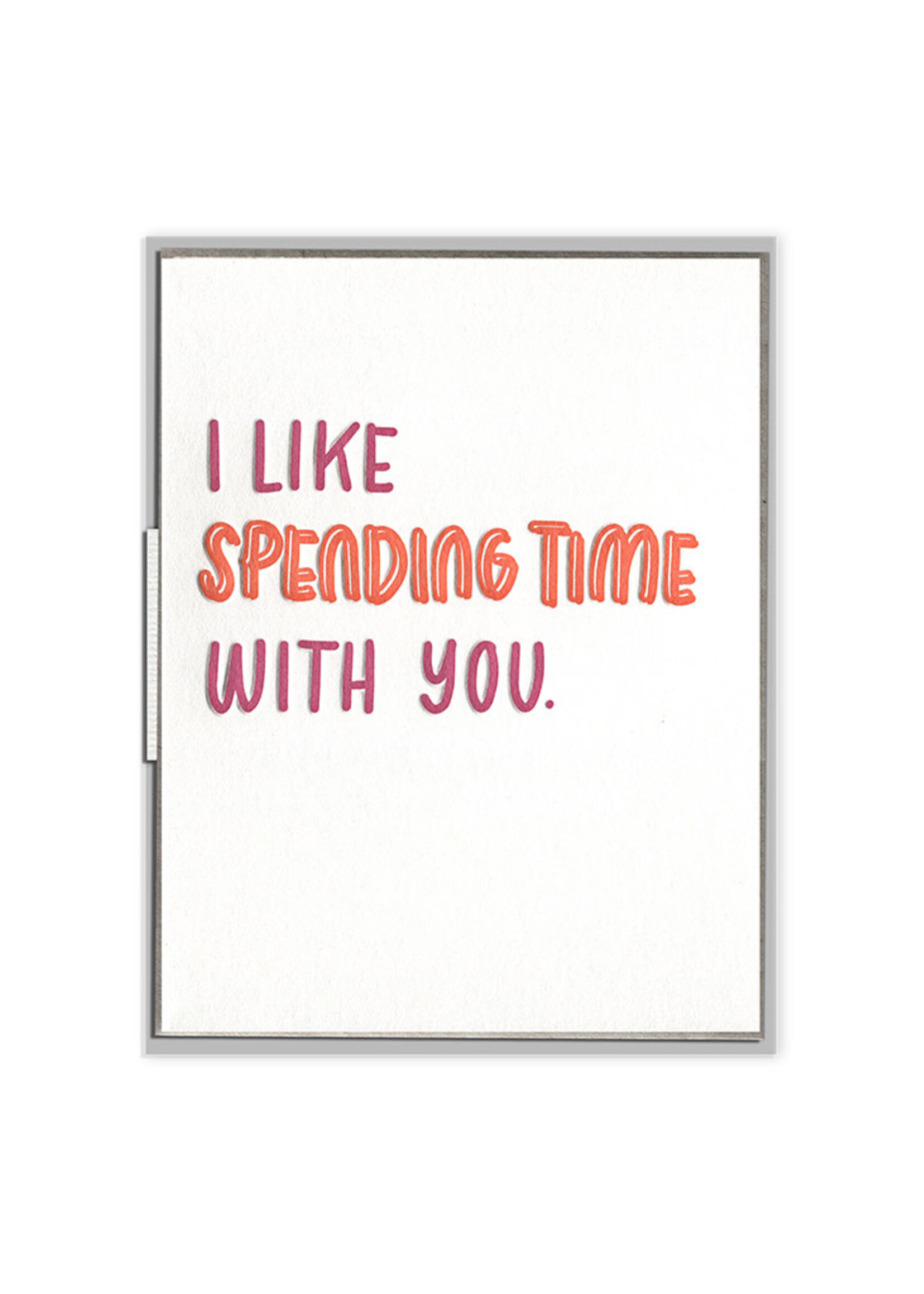 Spending Time with You Card