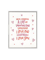 Ink Meets Paper FINAL SALE - Love Our History Valentine Card