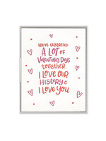Ink Meets Paper Love Our History Valentine Card