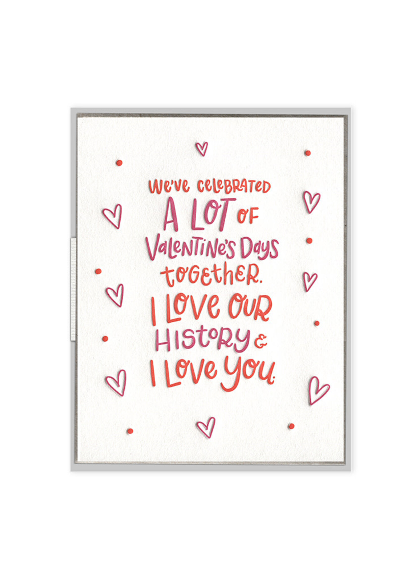 Ink Meets Paper FINAL SALE - Love Our History Valentine Card