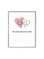 Ink Meets Paper Make My Heart Happy Card