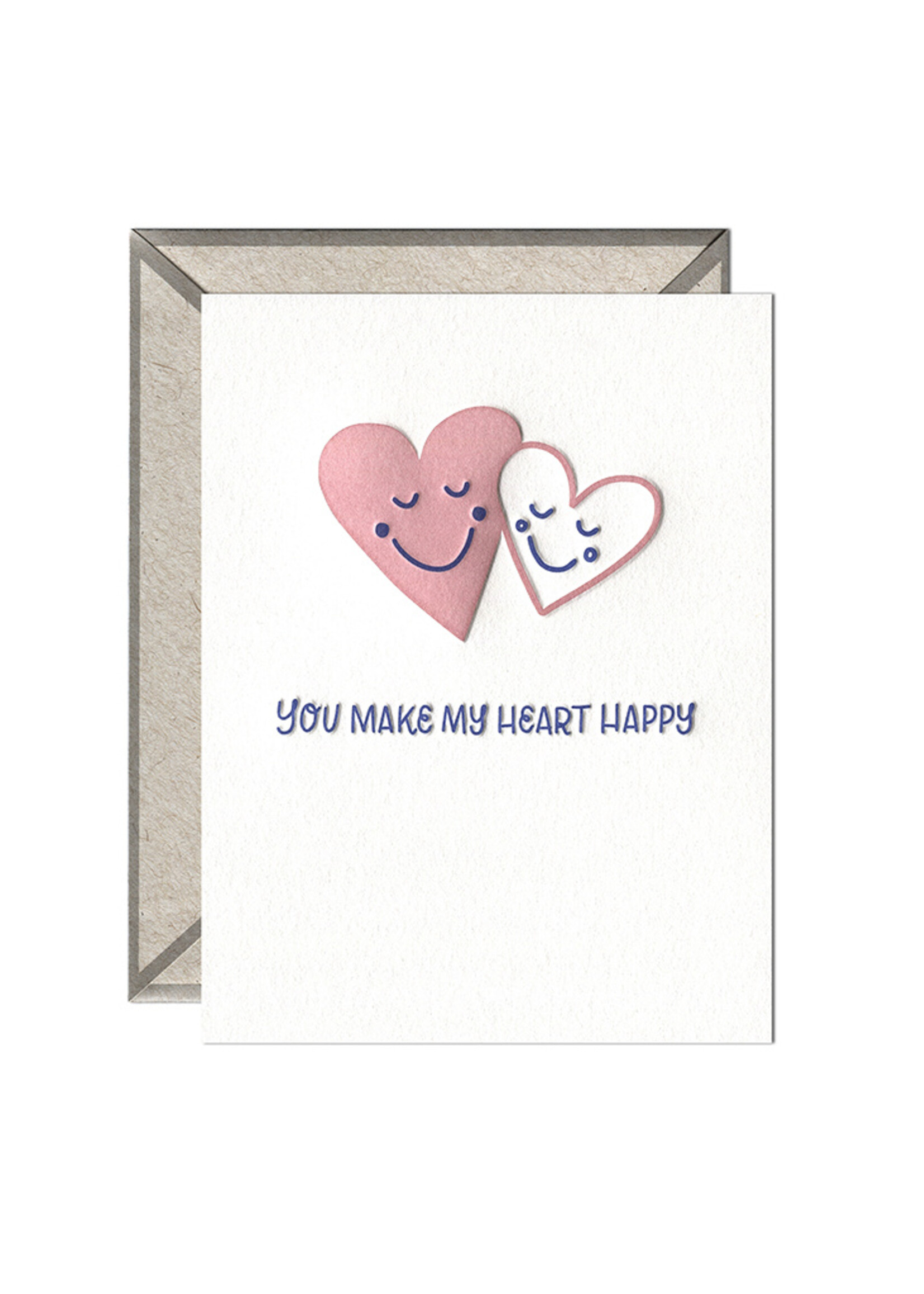 Ink Meets Paper Make My Heart Happy Card