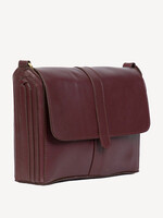 Joyn Maker's Satchel Purse - Plum Leather