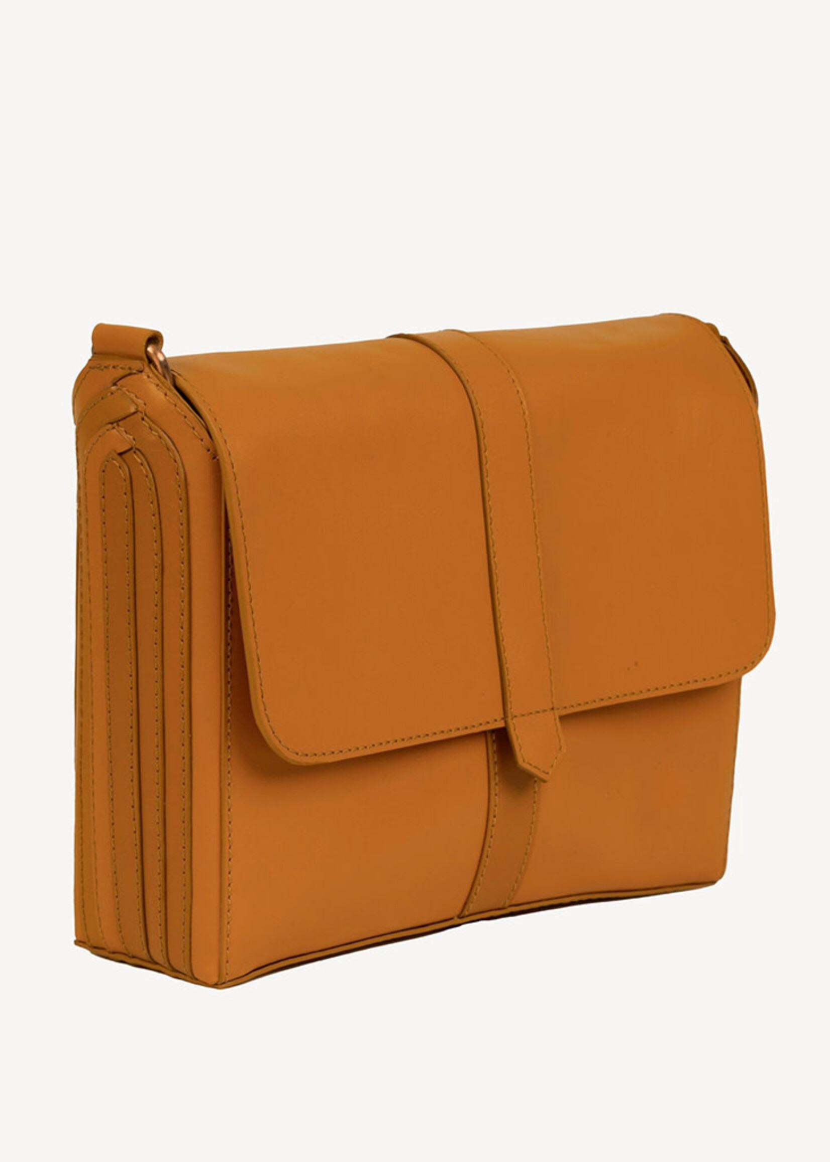 Joyn FINAL SALE - Maker's Satchel Purse - Honey Leather