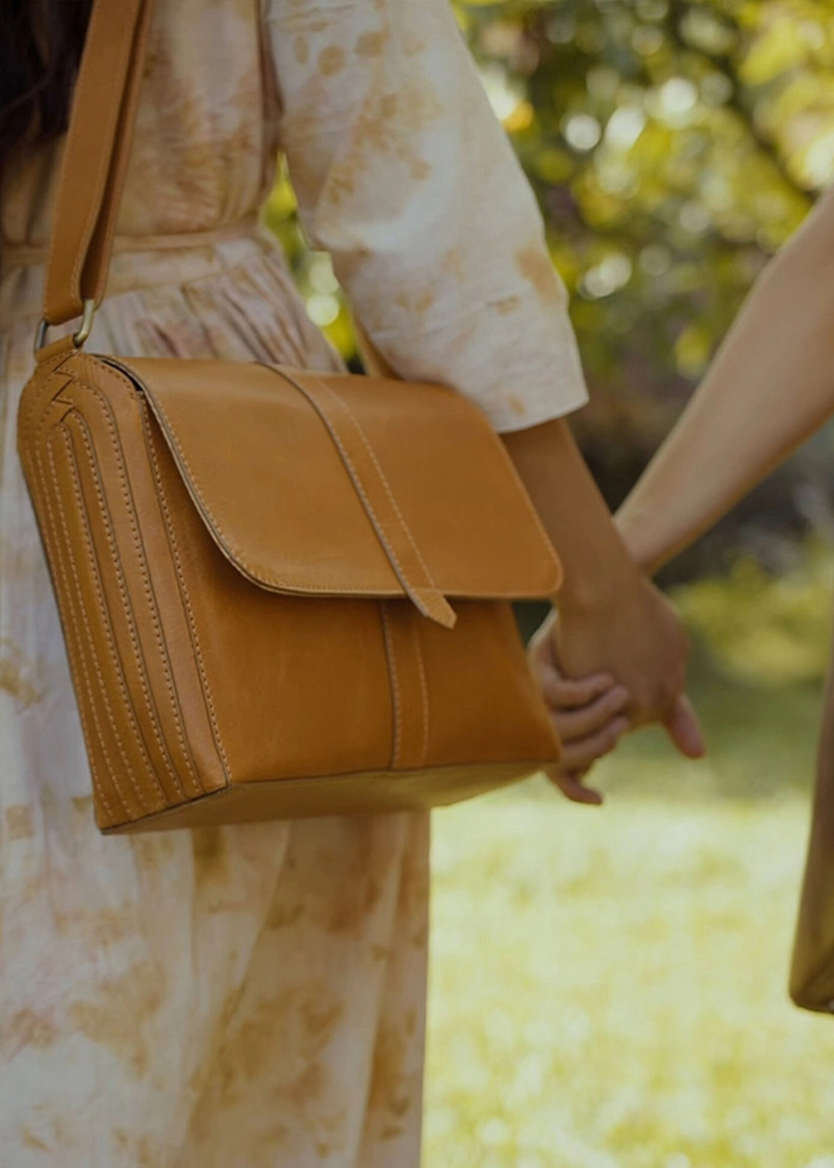 Joyn FINAL SALE - Maker's Satchel Purse - Honey Leather