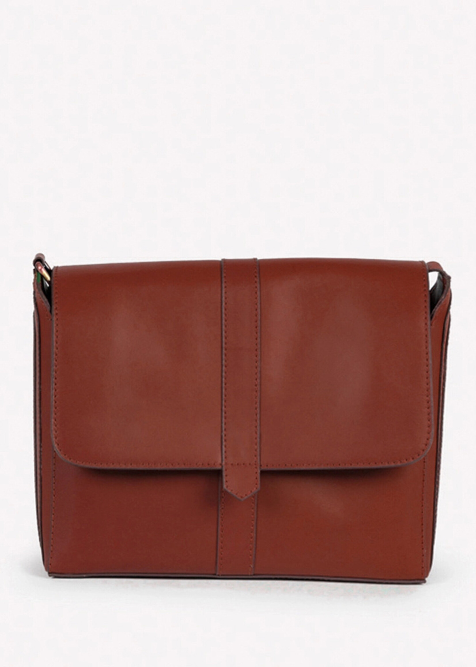 Joyn FINAL SALE - Maker's Satchel Purse - Chocolate Brown Leather