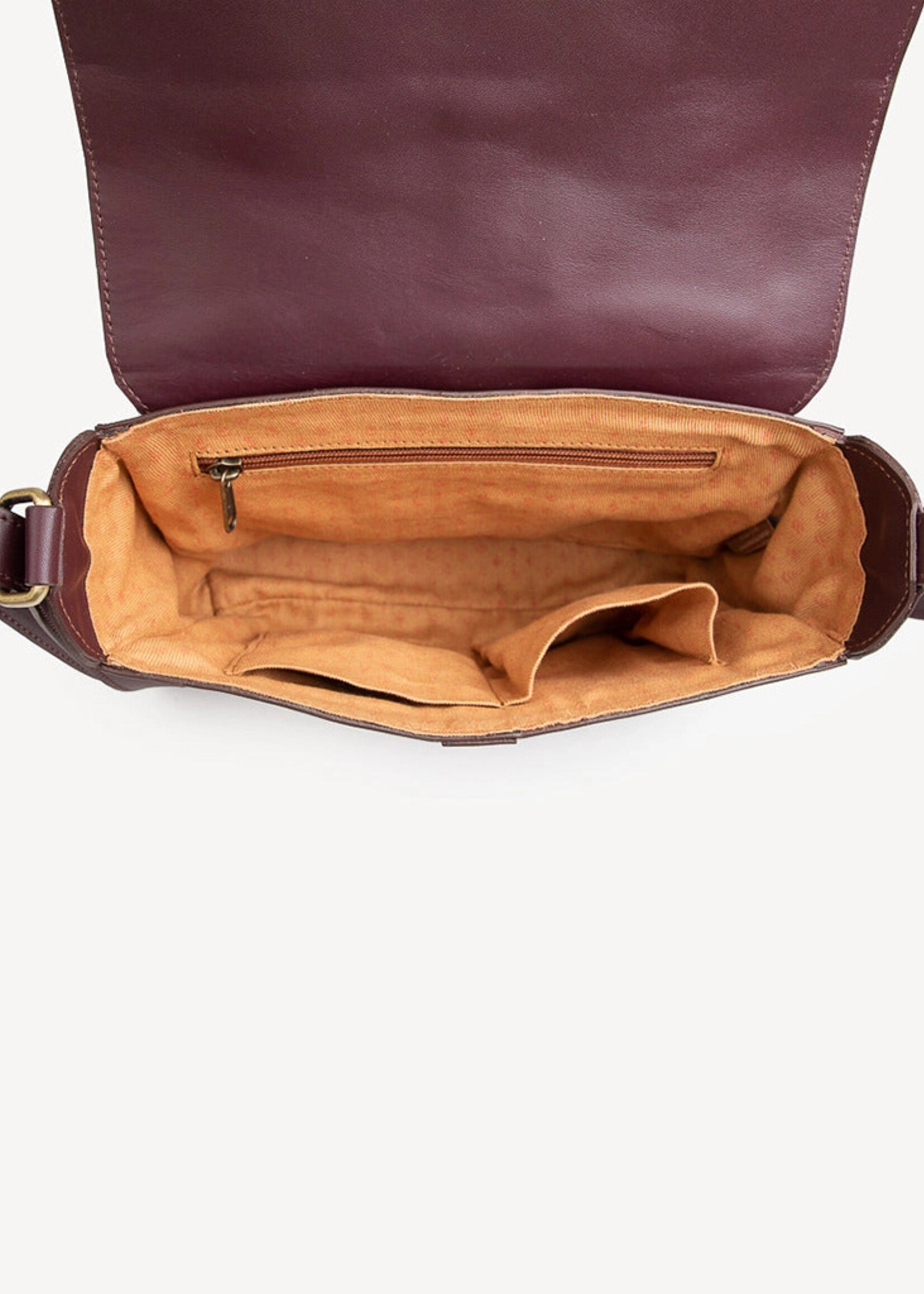 Joyn FINAL SALE - Maker's Satchel Purse - Plum Leather