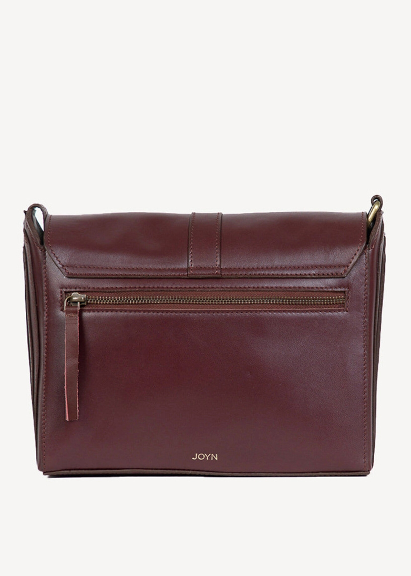 Joyn FINAL SALE - Maker's Satchel Purse - Plum Leather